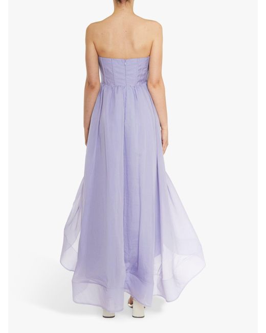 True Decadence Purple Winnie Corset Style Hi-low Dress