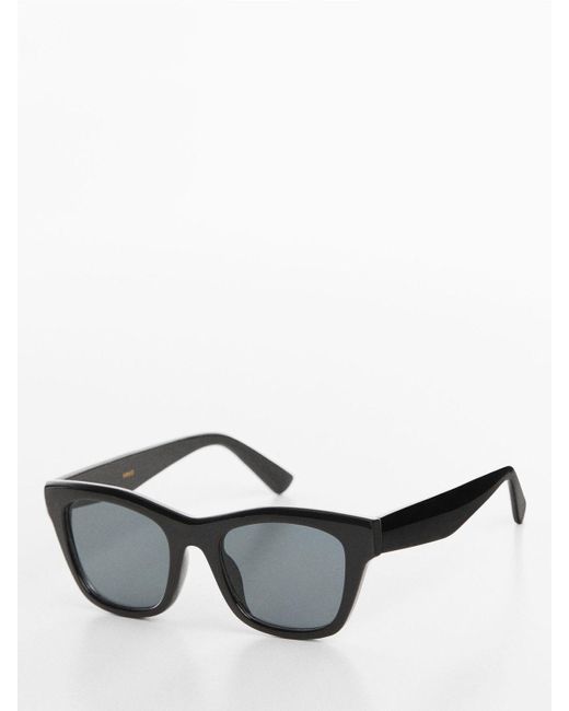 Mango Gray Mara Square Sunglasses