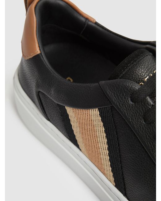 Reiss Multicolor Sonia Leather Side Stripe Trainers