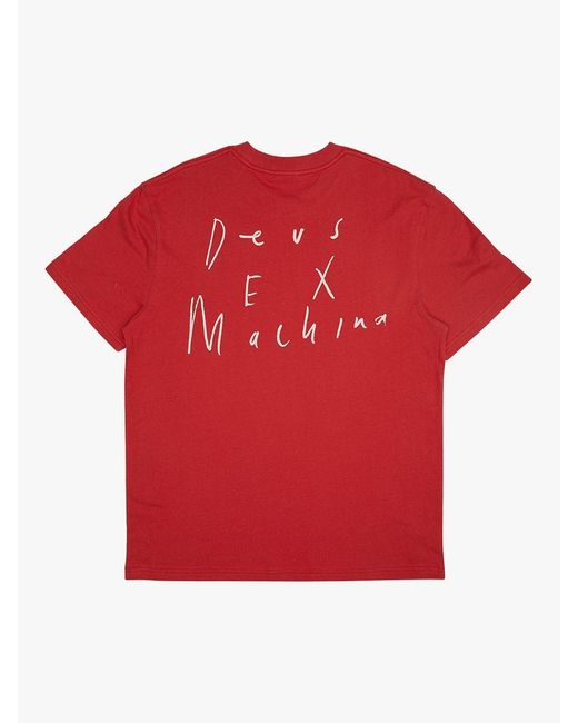 Deus Ex Machina Red Bobskull T-shirt for men