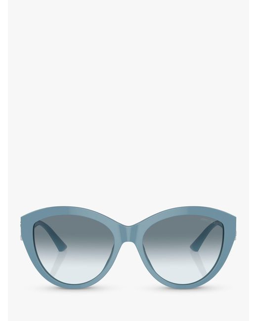 Jimmy Choo Blue Jc5007 Cat's Eye Sunglasses