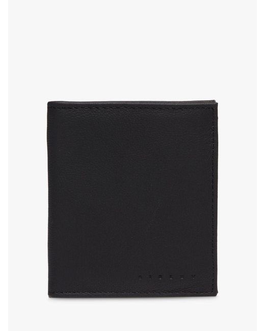 Sisley Black Leather Wallet for men