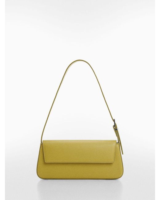 Mango Yellow Simple Shoulder Bag