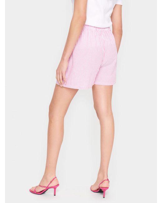 Saint Tropez Pink Elmiko Stripe Shorts