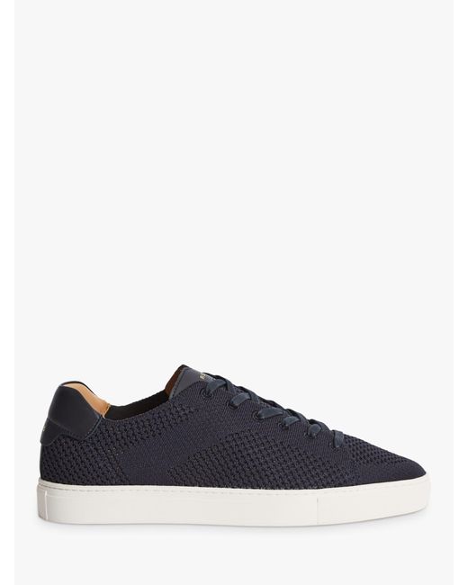 Reiss Blue Brackley - Knitted Trainers for men