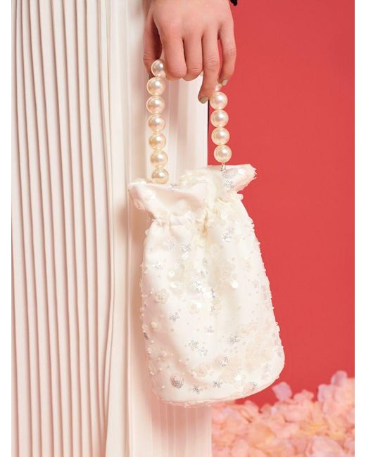 Sister Jane Pink Dream Carolina Embellished Mini Bag
