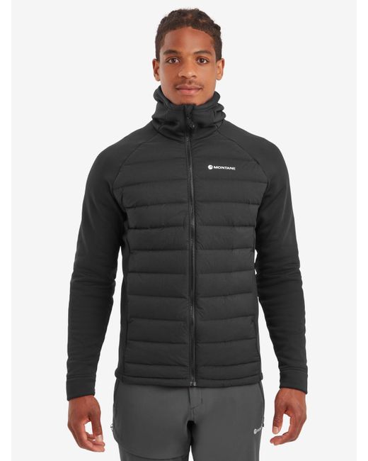 MONTANÉ Gray Composite Insulated Hooded Jacket for men