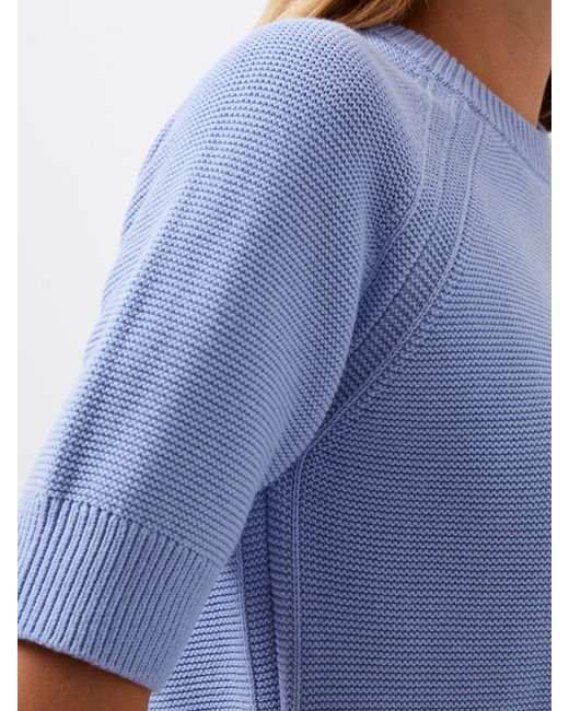 French Connection Blue Lily Mozart Cotton Jumper