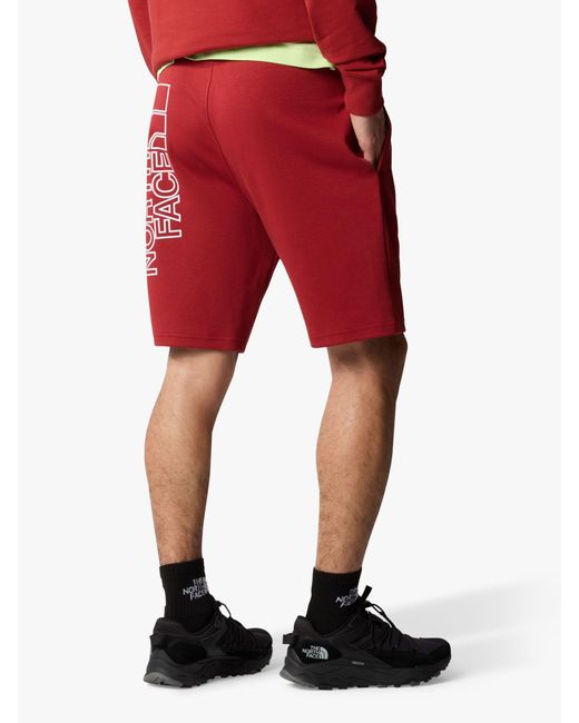 The North Face Red Graphic Short for men