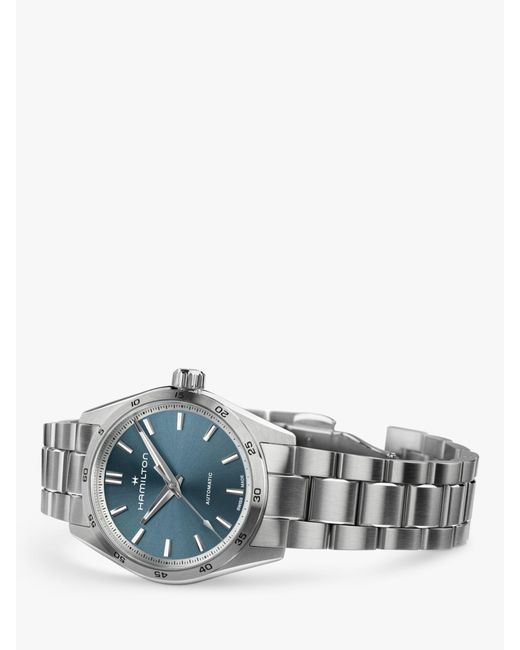 Hamilton Blue H36105140 Jazzmaster Performer Automatic Bracelet Strap Watch