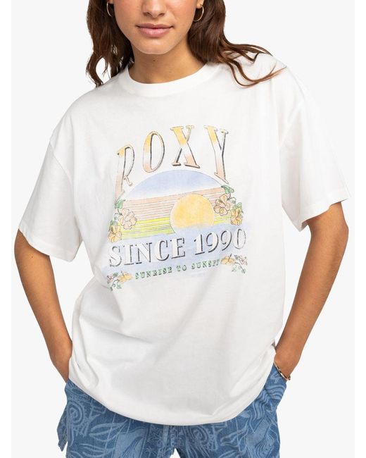 Roxy White Dreamers Graphic T-shirt