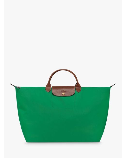 Longchamp Green Le Pliage Original Small Travel Bag