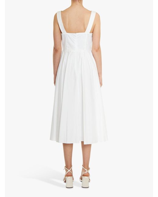 True Decadence White Hannah Midi Dress
