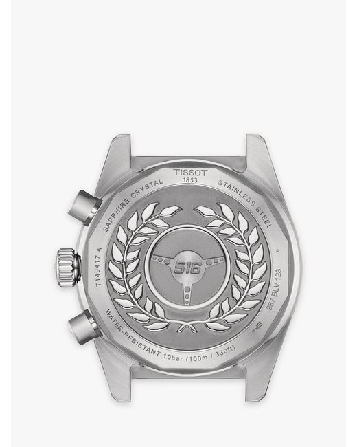 Tissot Blue Pr516 Chronograph Bracelet Strap Watch for men