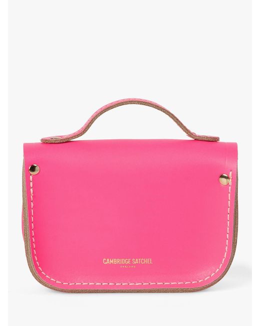 Cambridge Satchel Company Pink The Micro Satchel Leather Bag