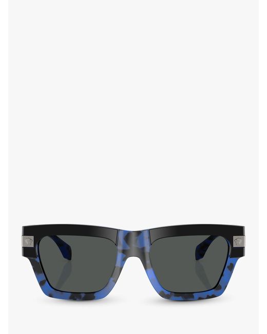 Versace Gray Ve4464 Square Sunglasses for men
