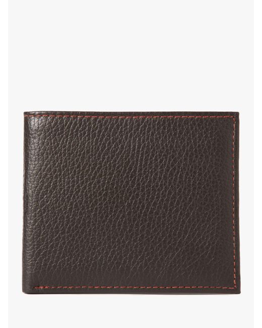 Simon Carter Black Soft Leather Coin Wallet for men