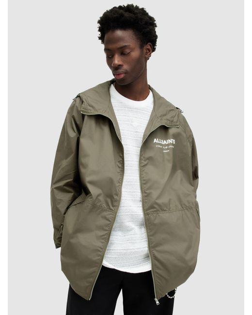 AllSaints Natural Underground Longline Jacket for men