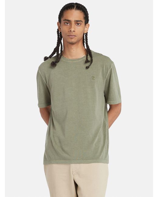 Timberland Green Dye Short Sleeve T-shirt for men