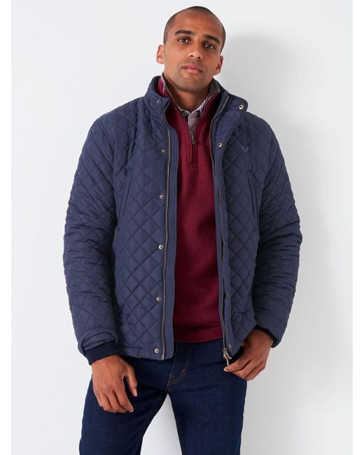 Crew Blue Chapley Quilted Jacket for men