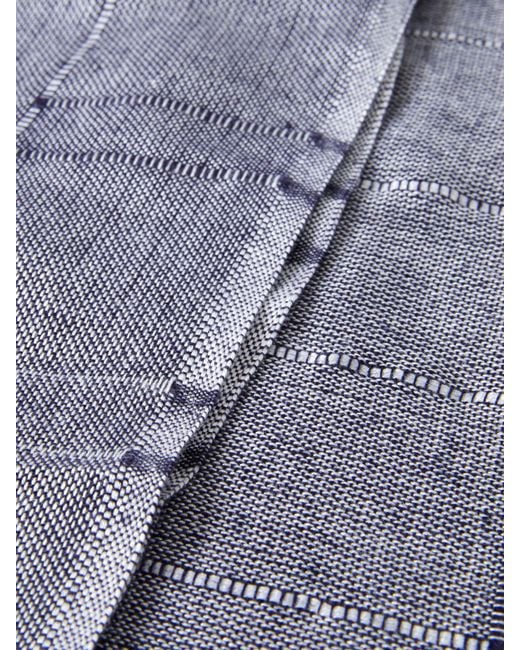 French Connection Blue Textured Scarf