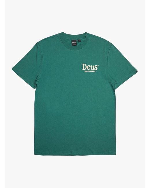Deus Ex Machina Green Metro T-shirt for men