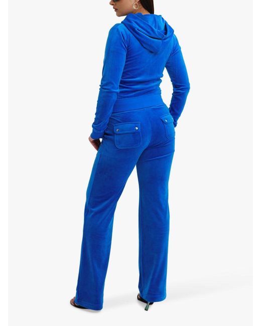 Juicy Couture Blue Classic Robertson Zip Through Hoodie