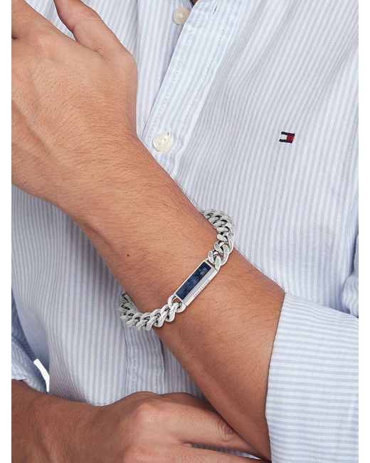 Tommy hilfiger mens chain bracelet deals