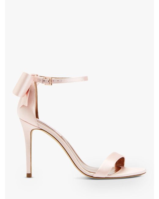 Ted Baker Pink Bow Heeled Sandals