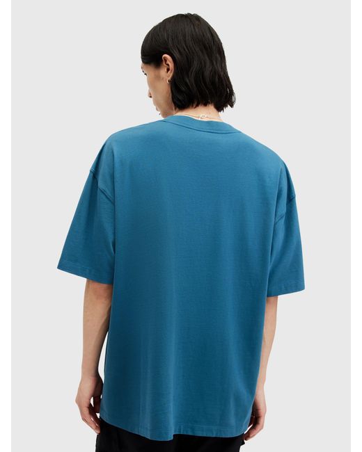 AllSaints Blue Subverse T-shirt for men
