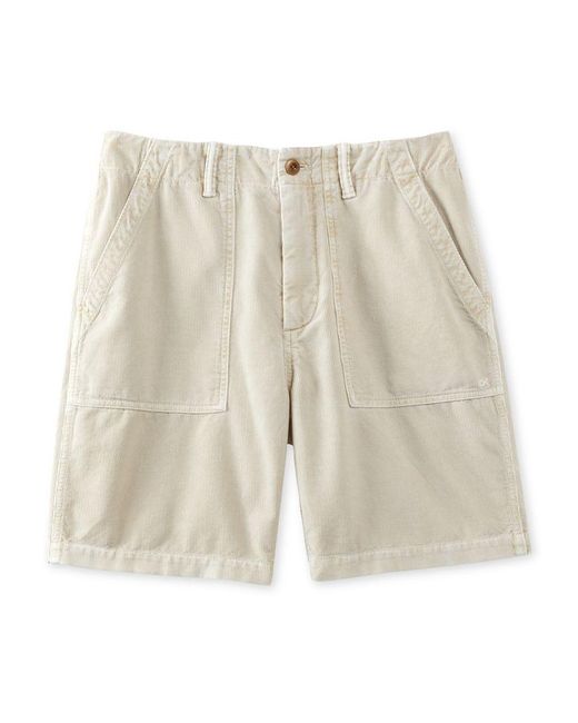 Outerknown Natural Cord Organic Cotton 70s Classic Shorts for men