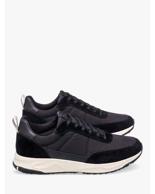 CLAE Black Owens Suede Lace Up Trainers for men