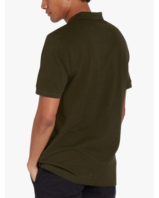 Farah Green Blanes Short Sleeve Polo Top for men