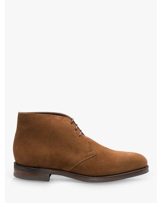 Loake Brown Pimlico Suede Chukka Boots for men