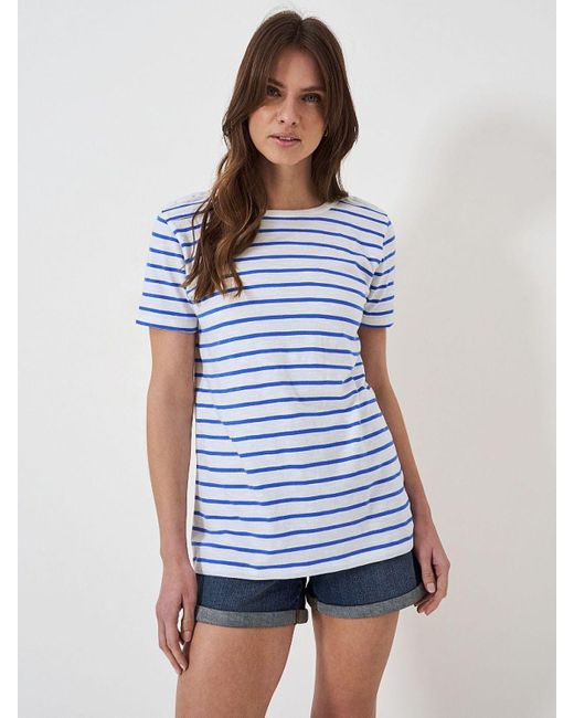 Crew Blue Breton Stripe T-shirt