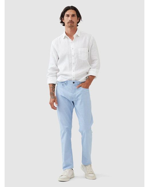 Rodd & Gunn Blue Straight Fit Short Length Jeans for men