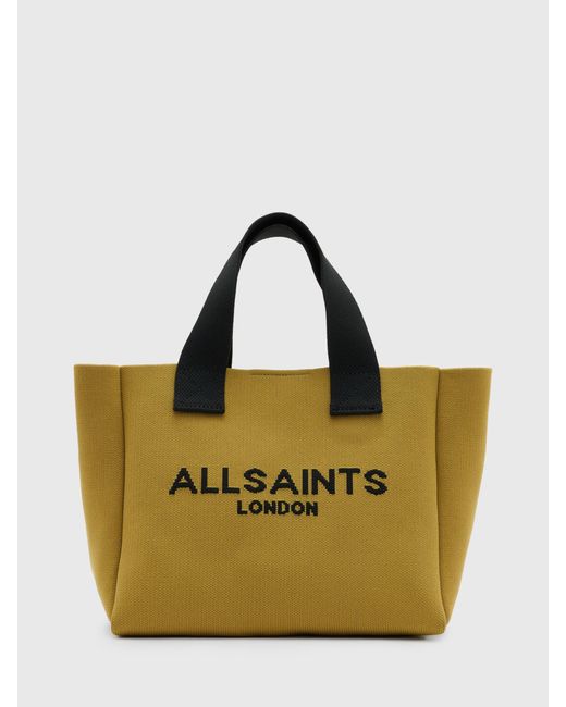 AllSaints Multicolor Izzy Knitted Recycled Mini Tote Bag