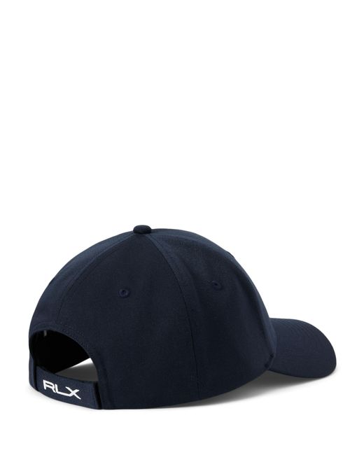 Ralph Lauren Blue Classic Twill Logo Hat for men