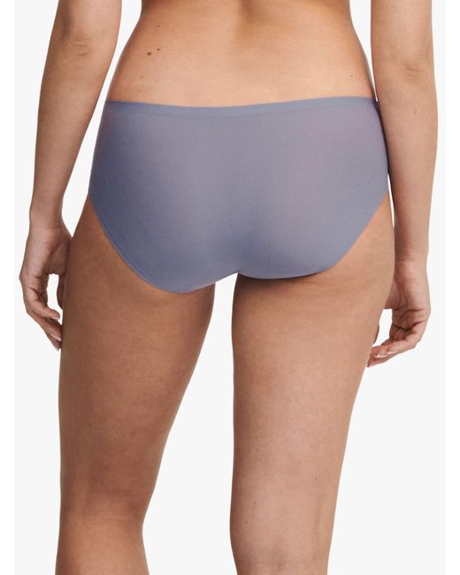 Chantelle Blue Soft Stretch Hipster Knickers