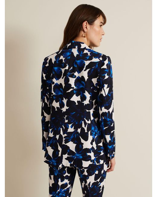 Phase Eight Blue Caddie Floral Suit Jacket