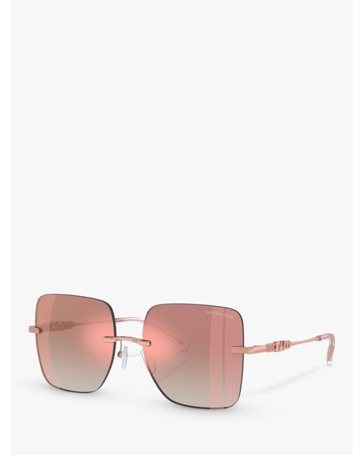 Michael Kors Pink Mk1150 Quebec Pillow Sunglasses