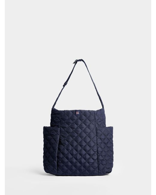 Sweaty Betty Blue Quilted Tote Bag