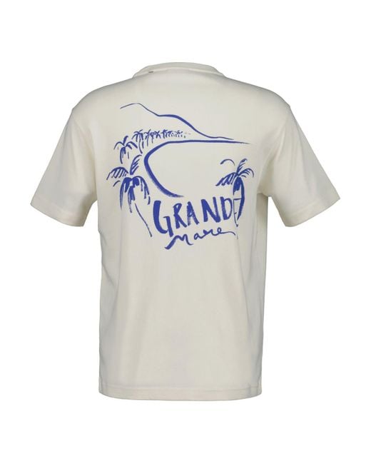 Gant White Ssn Graphic T-shirt for men