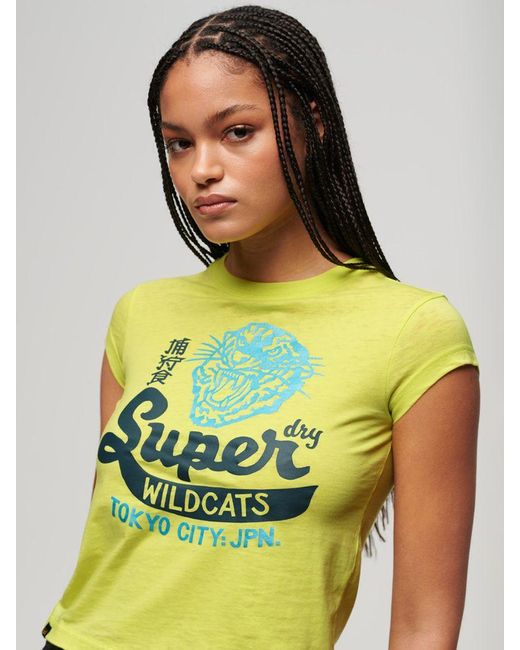 Superdry Multicolor Varsity Burnout T-shirt