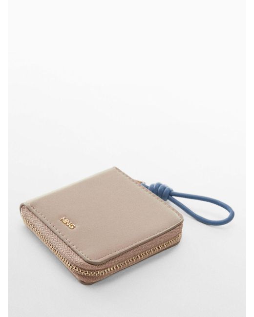 Mango Natural Chulo Faux Leather Two-tone Wallet