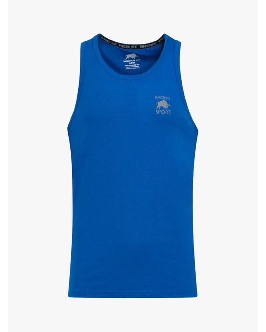 Raging Bull Blue Rb Sport Jersey Vest for men