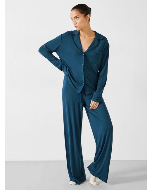 Hush Blue Arion Jersey Pyjamas