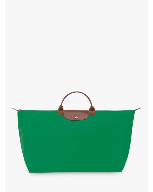 Longchamp Green Le Pliage Original Medium Travel Bag