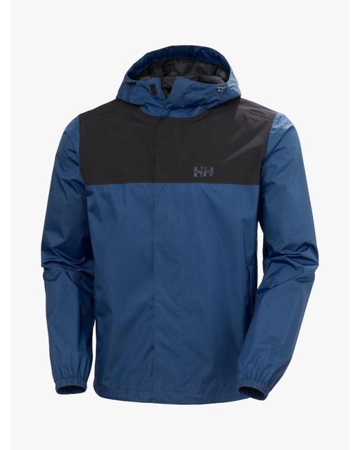 Helly Hansen Blue Vancouver Rain Jacket for men