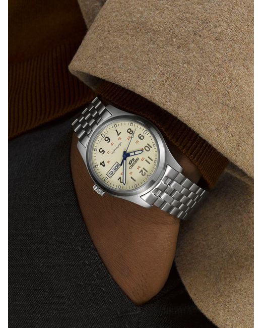 Seiko White Srpk41k1 5 Sports Laurel Limited Edition 110th Anniversary Bracelet Strap Watch for men